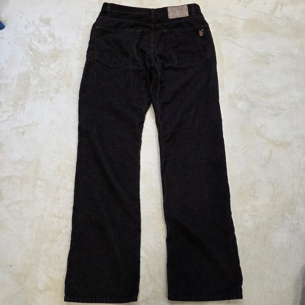VTG Volcom Stone Boardwear Black Corduroy Pants Men W32 Skate Y2K 90s